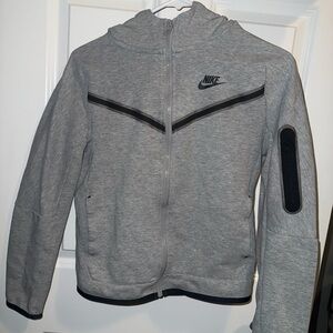 Nike Heather Gray Full-Zip Jacket